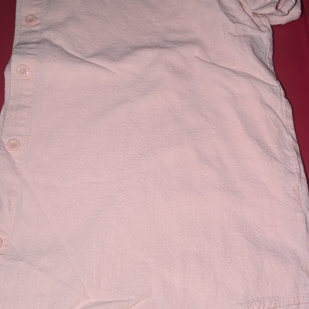 Women's Light Pink Button-Down Shirt